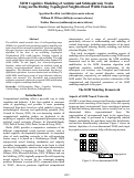 Cover page: SOM Cognitive Modeling of Autistic and Schizophrenic Traits Using an Oscillating Topological Neighborhood Width Function