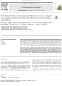 Cover page: Null results of oxytocin and vasopressin administration across a range of social cognitive and behavioral paradigms: Evidence from a randomized controlled trial.