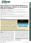 Cover page: Nanoconfined Iron Oxychloride Material as a High-Performance Cathode for Rechargeable Chloride Ion Batteries