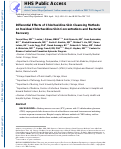 Cover page: Differential Effects of Chlorhexidine Skin Cleansing Methods on Residual Chlorhexidine Skin Concentrations and Bacterial Recovery