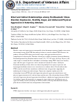 Cover page: Direct and indirect relationships among posttraumatic stress disorder, depression, hostility, anger, and verbal and physical aggression in returning veterans