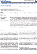 Cover page: Age-related neurochemical changes in the rhesus macaque inferior colliculus