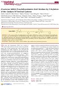 Cover page: β-Lactones Inhibit N-acylethanolamine Acid Amidase by S-Acylation of the Catalytic N-Terminal Cysteine