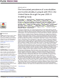 Cover page: The forecasted prevalence of comorbidities and multimorbidity in people with HIV in the United States through the year 2030: A modeling study.