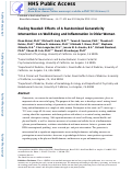 Cover page: Feeling needed: Effects of a randomized generativity intervention on well-being and inflammation in older women