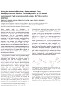 Cover page: Using the Antenna Effect as a Spectroscopic Tool; Photophysics and Solution Thermodynamics of the Model Luminescent Hydroxypyridonate Complex [EuIII(3,4,3-LI(1,2-HOPO))]-