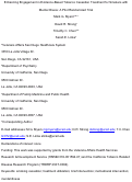 Cover page: Enhancing engagement in evidence-based tobacco cessation treatment for smokers with mental illness: A pilot randomized trial