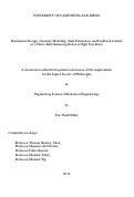 Cover page: Mechanical Design, Dynamic Modeling, State Estimation, and Feedback Control of a Micro-Ball-Balancing Robot at High Yaw Rates