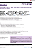 Cover page: More than a piece of cake: Noun classifier processing in primary progressive aphasia