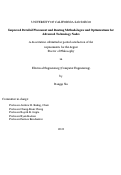 Cover page: Improved Detailed Placement and Routing Methodologies and Optimizations for Advanced Technology Nodes