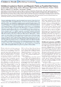 Cover page: Childhood leukemia: electric and magnetic fields as possible risk factors.