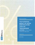 Cover page: The Potential Impact of Voter Identification Laws on Transgender Voters in the 2020 General Election