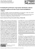 Cover page: Evaluating the performance of pyrogenic and biogenic emission inventories against one decade of space-based formaldehyde columns