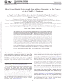 Cover page: How Mental Health Professionals Can Address Disparities in the Context of the COVID-19 Pandemic