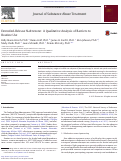 Cover page: Extended-Release Naltrexone: A Qualitative Analysis of Barriers to Routine Use