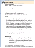 Cover page: Satellite cells say NO to radiation.