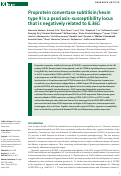 Cover page: Proprotein convertase subtilisin/kexin type 9 (PCSK9) is a psoriasis susceptibility locus that is negatively related to IL36G