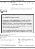 Cover page: Low diagnostic yield of electrocardiogram testing in younger patients with syncope.