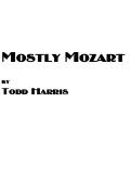 Cover page: Mostly Mozart