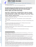 Cover page: Gestational organophosphate ester exposure and preschool attention-deficit/hyperactivity disorder in the Norwegian Mother, Father, and Child cohort study.