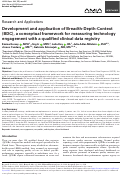 Cover page: Development and application of Breadth-Depth-Context (BDC), a conceptual framework for measuring technology engagement with a qualified clinical data registry