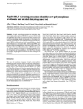 Cover page: Rapid RFLP screening procedure identifies new polymorphisms at albumin and alcohol dehydrogenase loci