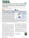 Cover page: Hydroxyl Radical Production by Air Pollutants in Epithelial Lining Fluid Governed by Interconversion and Scavenging of Reactive Oxygen Species