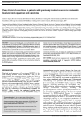 Cover page: Phase II trial of everolimus in patients with previously treated recurrent or metastatic head and neck squamous cell carcinoma