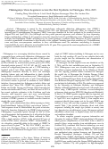 Cover page: Chikungunya Virus Sequences Across the First Epidemic in Nicaragua, 2014-2015.