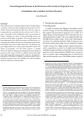 Cover page of Current Empirical Premises of the Disclosure of the Secrets of Property Law:  A Foundation and a Guideline for Future Research