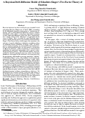 Cover page: A Bayesian Drift-Diffusion Model of Schachter-Singer’s Two-Factor Theory of Emotion