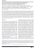 Cover page: Genome Sequencing of Autism-Affected Families Reveals Disruption of Putative Noncoding Regulatory DNA