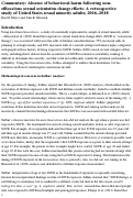 Cover page: A Response to Sullins’ “Absence of behavioral harm following non-efficacious sexual orientation change efforts”