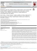 Cover page: Reduction in the risk of major adverse cardiovascular events with the BET protein inhibitor apabetalone in patients with recent acute coronary syndrome, type 2 diabetes, and moderate to high likelihood of non-alcoholic fatty liver disease