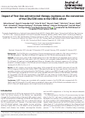 Cover page: Impact of first-line antiretroviral therapy regimens on the restoration of the CD4/CD8 ratio in the CNICS cohort