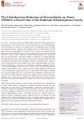 Cover page: The 5-Ketofructose Reductase of <i>Gluconobacter</i> sp. Strain CHM43 Is a Novel Class in the Shikimate Dehydrogenase Family