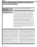 Cover page: Nanoscale imaging of phonon dynamics by electron microscopy