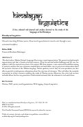 Cover page: Towards describing Tibetan syntax: From word segmentation to rewrite rules through a semi-automated workflow