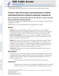 Cover page: A Phase I Study of Everolimus and Bendamustine in Patients With Relapsed/Refractory Lymphoid Hematologic Malignancies