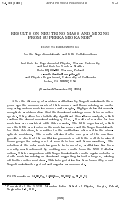 Cover page: Results on neutrino mass and mixing from Super Kamiokande