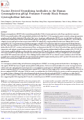 Cover page: Vaccine-Derived Neutralizing Antibodies to the Human Cytomegalovirus gH/gL Pentamer Potently Block Primary Cytotrophoblast Infection