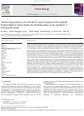 Cover page: Clinical characteristics of a COVID-19 cohort treated at UCLA Ronald Reagan Medical Center during the breaking phase of the pandemic: A retrospective study.