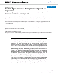 Cover page: Analysis of gene expression during neurite outgrowth and regeneration