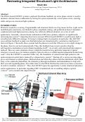 Cover page: Reviewing&nbsp;Integrated Structured Light Architectures