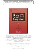 Cover page: Does degree of asymmetry relate to performance? An investigation of word recognition and reading in consistent and mixed handers