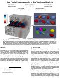 Cover page: Data Parallel Hypersweeps for in Situ Topological Analysis