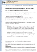 Cover page: Greater medial temporal hypometabolism and lower cortical amyloid burden in ApoE4-positive AD patients