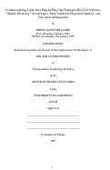 Cover page: Commercializing Light-Duty Plug-In/Plug-Out Hydrogen-Fuel-Cell Vehicles:“Mobile Electricity” Technologies, Early California Household Markets, and Innovation Management