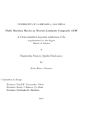 Cover page: Finite Duration Shocks on Discrete Laminate Composite Al/W /