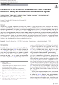 Cover page: Bar Attendance and Alcohol Use Before and After COVID-19 Related Restrictions Among HIV-infected Adults in South-Western Uganda